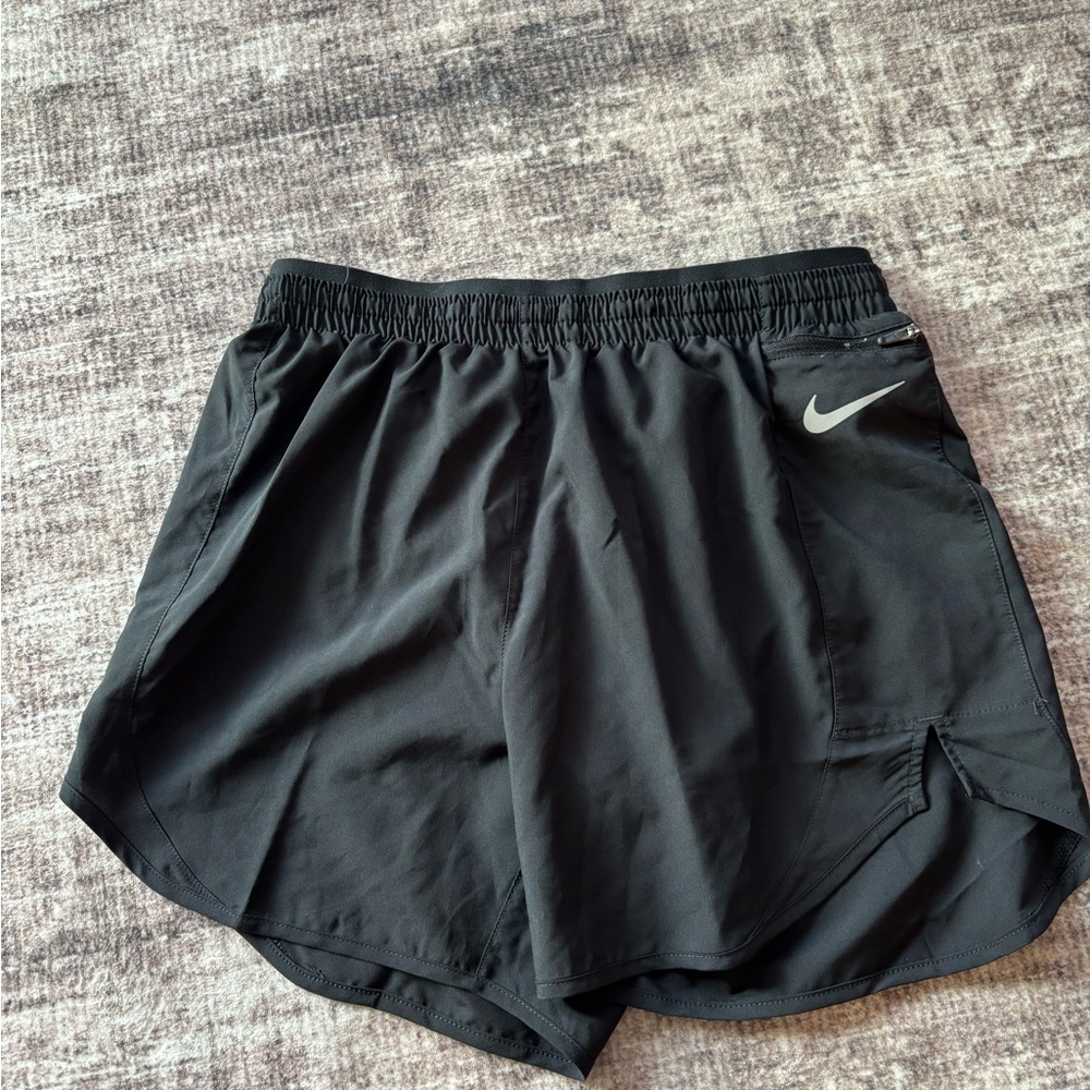 Nike Black Athletic Shorts Moisture-Wicking Lightweight